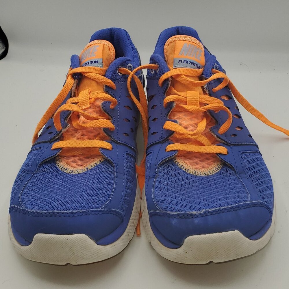 Women's Running Shoes Athletic Blue Orange Size 9